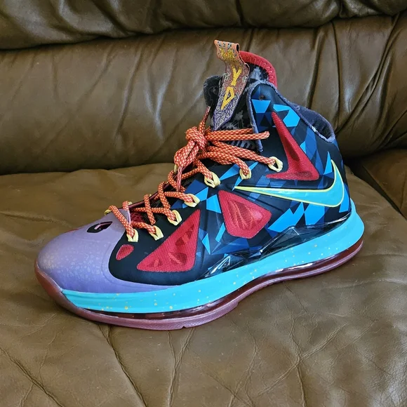 Men's Nike Lebron X What The MVP Multicolor Size 8